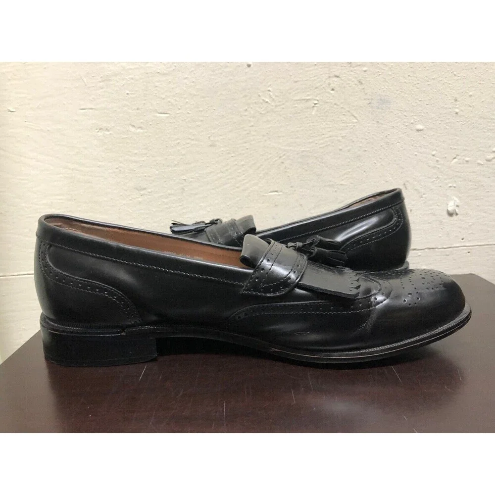 Bostonian Black Tassel Loafers